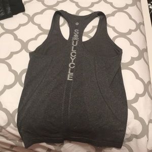 Soulcycle x lululemon tank top